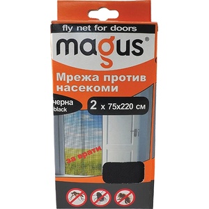 MAGUS МРЕЖА ПРОТИВ КОМАРИ MAGUS 1.4x2.2м ЧЕРНА (81826)