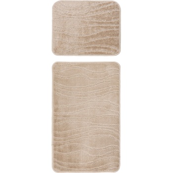 Lalee Постелка за баня Bari BAR 102, 50х120, бежова (BAR102BEI50120/SET)