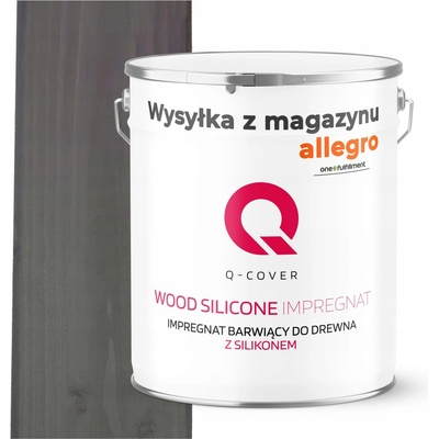 Impregnace na dřevo Q-COVER antracitová 5 l ochranná se silikonem