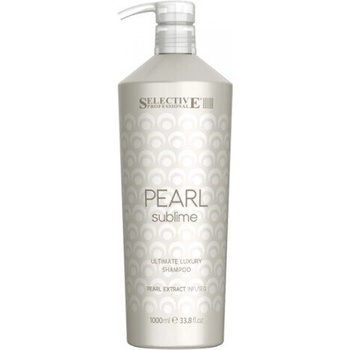 Selective Professional Подхранващ шампоан за луксозен блясък Selective Pearl Sublime Ultimate Luxury Shampoo Шампоан 1000мл