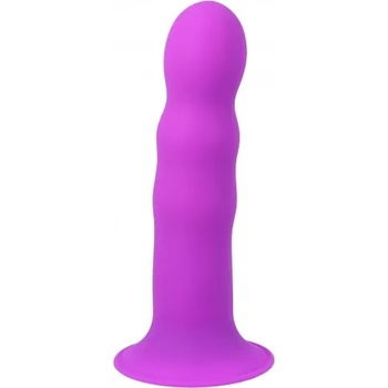 Image 1 of Adrien Lastic Двуслойно термореактивно силиконово дилдо с релеф Hitsens 3 лилаво