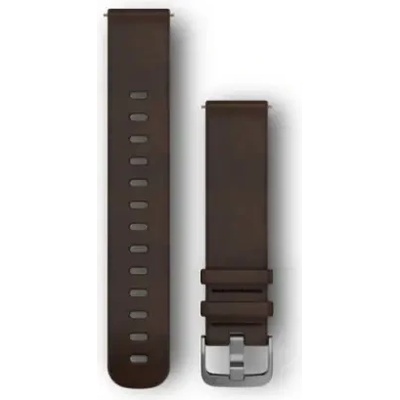 Garmin Бързоосвобождаваща се каишка - тъмно кафява кожена (20 мм) 010-12691-01 (010-12691-01)