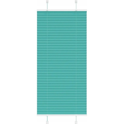 VidaXL Plisovaná roleta zelená Benzín 65x150 cm