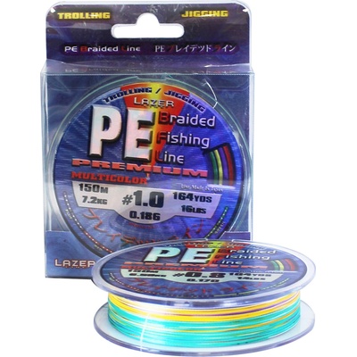 Lazer Плетено влакно Lazer PE Braid Multicolour - 150m (928194)