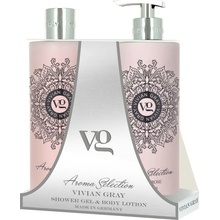 Vivian Gray Aroma Selection LOTUS&ROSE sprchový set 2x 500 ml