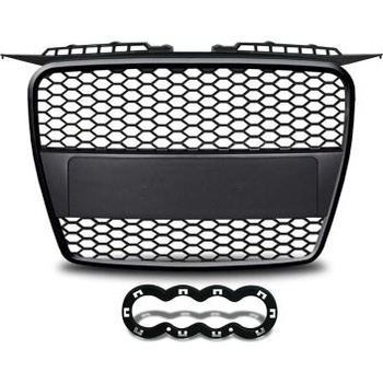 Image 1 of Решетка с поставка за емблема за Audi A3 (2003-2008) - RS-Look Черна