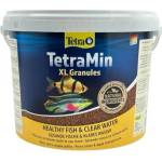 TETRA TetraMin XL Granules (Тетрамин XL Гранули) основна храна за всички видове декоративни рибки на бавно потъващи гранули - кофа 10 литра