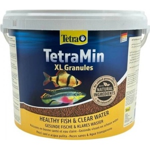 TETRA TetraMin XL Granules (Тетрамин XL Гранули) основна храна за всички видове декоративни рибки на бавно потъващи гранули - кофа 10 литра