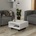 ASIR GROUP Масичка за кафе HOLA 32x60 cм бяла/черна (AS0888)