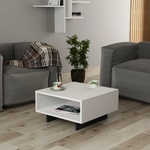 ASIR GROUP Масичка за кафе HOLA 32x60 cм бяла/черна (AS0888)