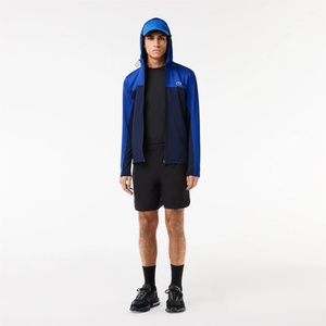 Lacoste Суичър Lacoste Men's Ultra Dry Full Zip Hoodie - Captain/Nv Blue