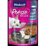 Vitakraft Poesie пауч за котки атлантическа треска истински парченца риба в сос 85gr