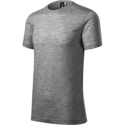 Malfini Merino Rise Мъжка тениска с къс ръкав, тъмносива (15712)