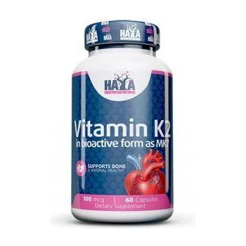 Haya Labs Витамин K2-Mk7 100mcg, 60 капсули, 174