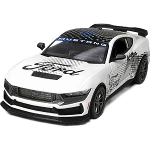 Kinsmart Метална количка Kinsmart Livery Edition - 2024 Ford Mustang Dark Horse, 1: 38, бяла (55140)