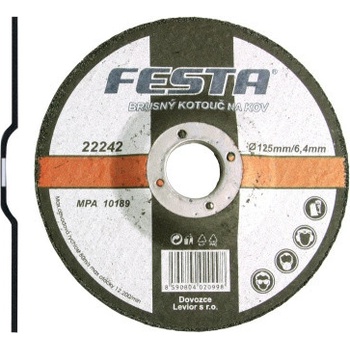 Festa Kotouč brusný 125 x 6.4 x 22.2 mm 22242