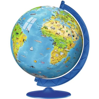 Ravensburger - Puzzle Children's Globe with Animals - 180 piese