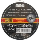 Magg Kotouč řezný 125 x 1 x 22,2 mm 020009 10 ks