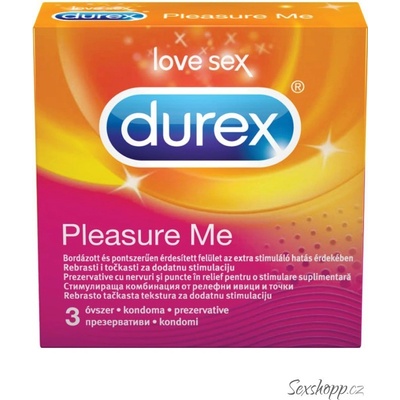 Durex Pleasuremax Pleasure Me 3 ks