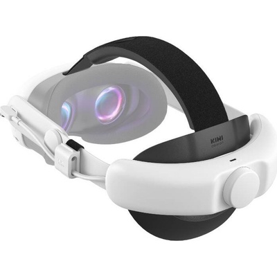 Kiwi Design Single-Point-Charging Battery Head Strap 6400mAh Q31-SPCU Meta Quest 3 White