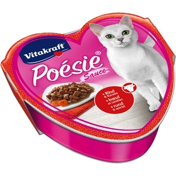 Vitakraft Poésie Sauce s hovädzím mäsom a mrkvou 85 g