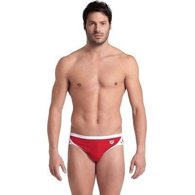 Arena Performance Men's Icons Solid Swim Briefs red