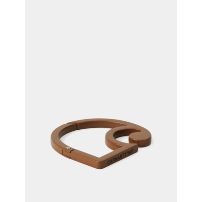 Prívesok na kľúče Carhartt WIP C Logo brown