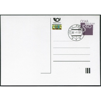 Česká pošta (2001) CDV 63 O - Pět čtyřicet - razítko
