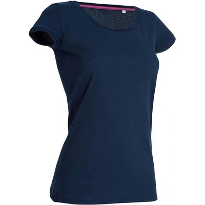 Stedman Tričko Crew Neck T Megan krátký rukáv dámské COT-059120k4501 Modrá marine