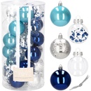 SPRINGOS Vianočné banky farebné mix 6cm sada 30ks