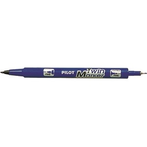 Pilot Алкохолен маркер, 0, 8/2 мм, с два края, PILOT "Twin", син SCA-TM-L-BG (SCA-TM-L-BG)