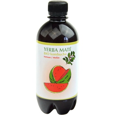Stevikom Kombucha YERBA MATÉ meloun BIO 400 ml