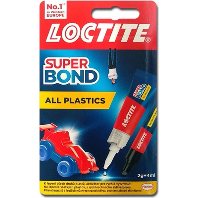 Loctite Super Bond All Plastik 2 g + 4 ml