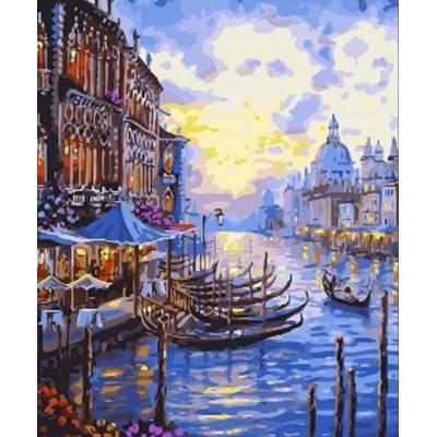 Norimpex - Puzzle Diamant painting: Gondolas in Venice 30x40 cm - 1 - 39 piese