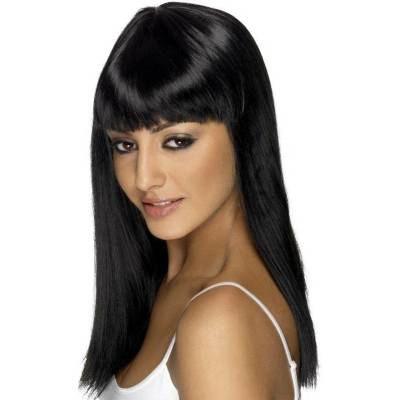 Smiffys.com Paruka Glamourama černá