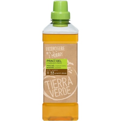 TIERRA VERDE prací gel z mýdlových ořechů na vlnu 1 l 33 PD