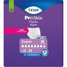 Tena Pants Night Super kalhotky absorpční natahovací M 10 ks