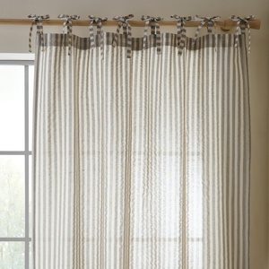 Pineapple Elephant Сиво перде 140x183 cm Zanzibar Woven Stripe - Pineapple Elephant (DS/59756/R/VTI572/GY)