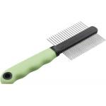 Ferplast Gro - Двустранен гребен за котки с едри и редки зъбци от хром 20, 3 см