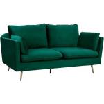 Bogdan Furniture Диван Мебели Богдан модел Karen gold green velvet - тройка
