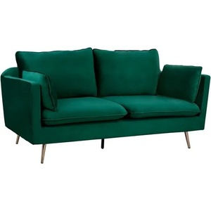 Bogdan Furniture Диван Мебели Богдан модел Karen gold green velvet - тройка