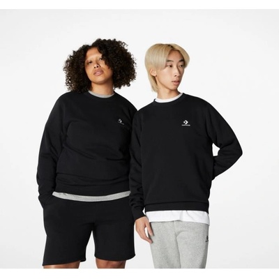 Converse GO-TO EMBROIDERED STAR CHEVRON BRUSHED BACK FLEECE CREW SWEATSHIRT Unisex mikina 10024510-A01