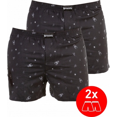 Meatfly boxerky Agostino Double Pack G Black Sanchez – Zbozi.Blesk.cz