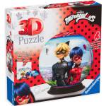 Ravensburger 3D пъзел Ravensburger от 72 части - Калинката и черният котарак (11167)