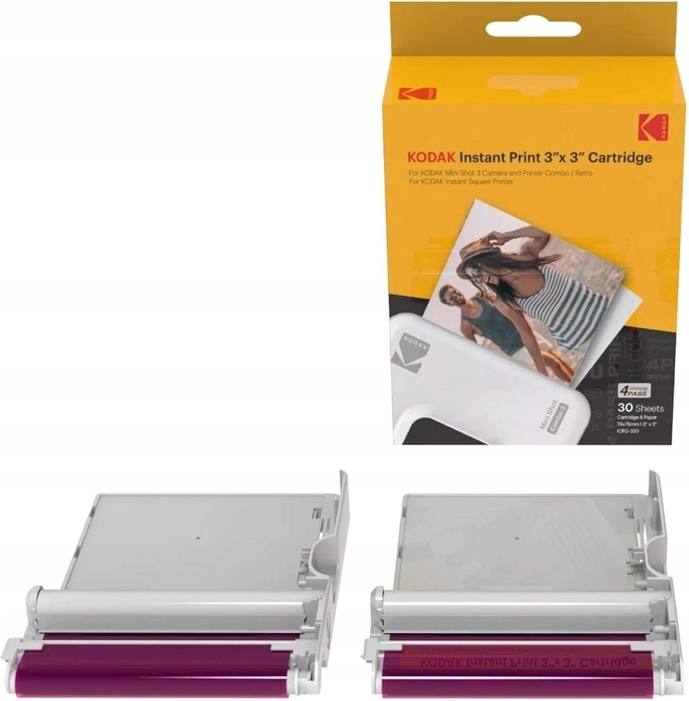 Kodak Print 3x3 Cartridge 30枚入り Kodak Print 3x3 Cartridge 30枚入り Kodak Instant 3X3 Camera