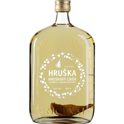 Bartida Hruška 40% 1 l (holá láhev)
