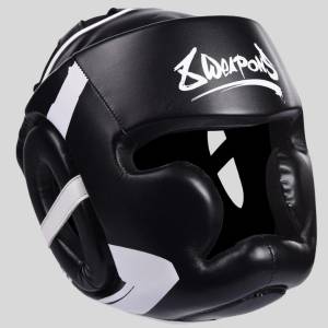 8Weapons Каска за Бокс 8 Weapons Unlimited Black/White - L/XL