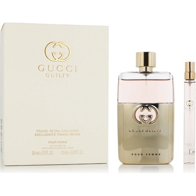 Gucci Guilty EDP 90 ml + EDP 15 ml + tělové mléko 50 ml dárková sada