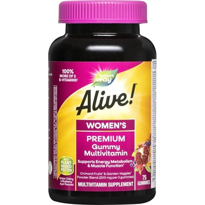 Nature's Way Алайв Premium Мултивитамини за Жени 75 желирани таблетки | Nature’s Way (15897)