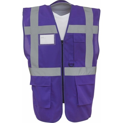 Yoko HI-VIS HVW801 Multifunkční vesta purple